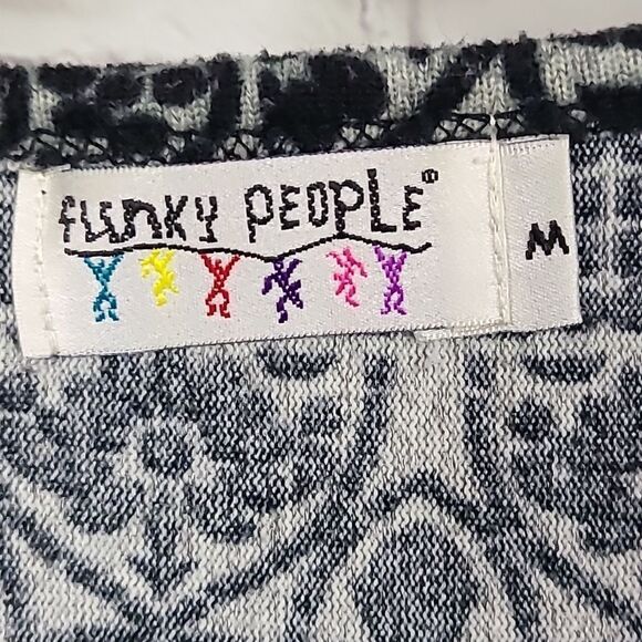 Anthropologie Funky People Boho Rhinestone Felt Sweater Dress Long Sleeve Medium - Picture 7 of 11